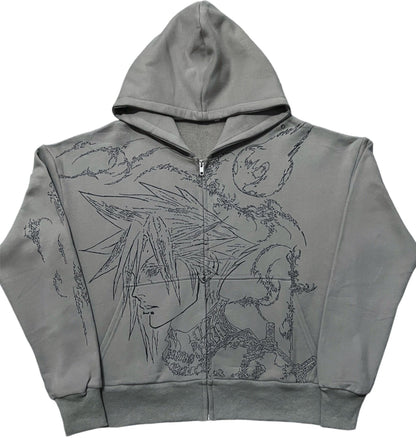 Cloud Strife Zip-up